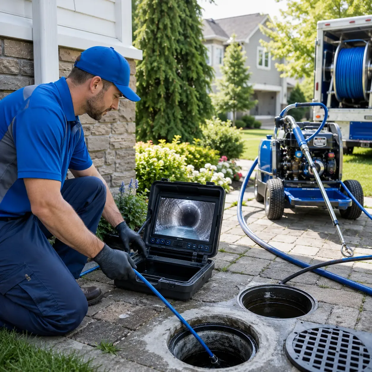 Outdoor drain cleaning professionals serving Delco, NC